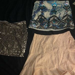 Express sequins skirts